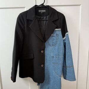 Black and Blue Women's Jacket